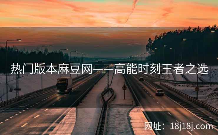 热门版本麻豆网——高能时刻王者之选
